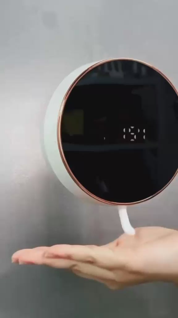Touchless Automatic Induction Hand Washer Sensor Foam Infrared Sensor Liquid Soap Dispenser With Temperature Digital Display